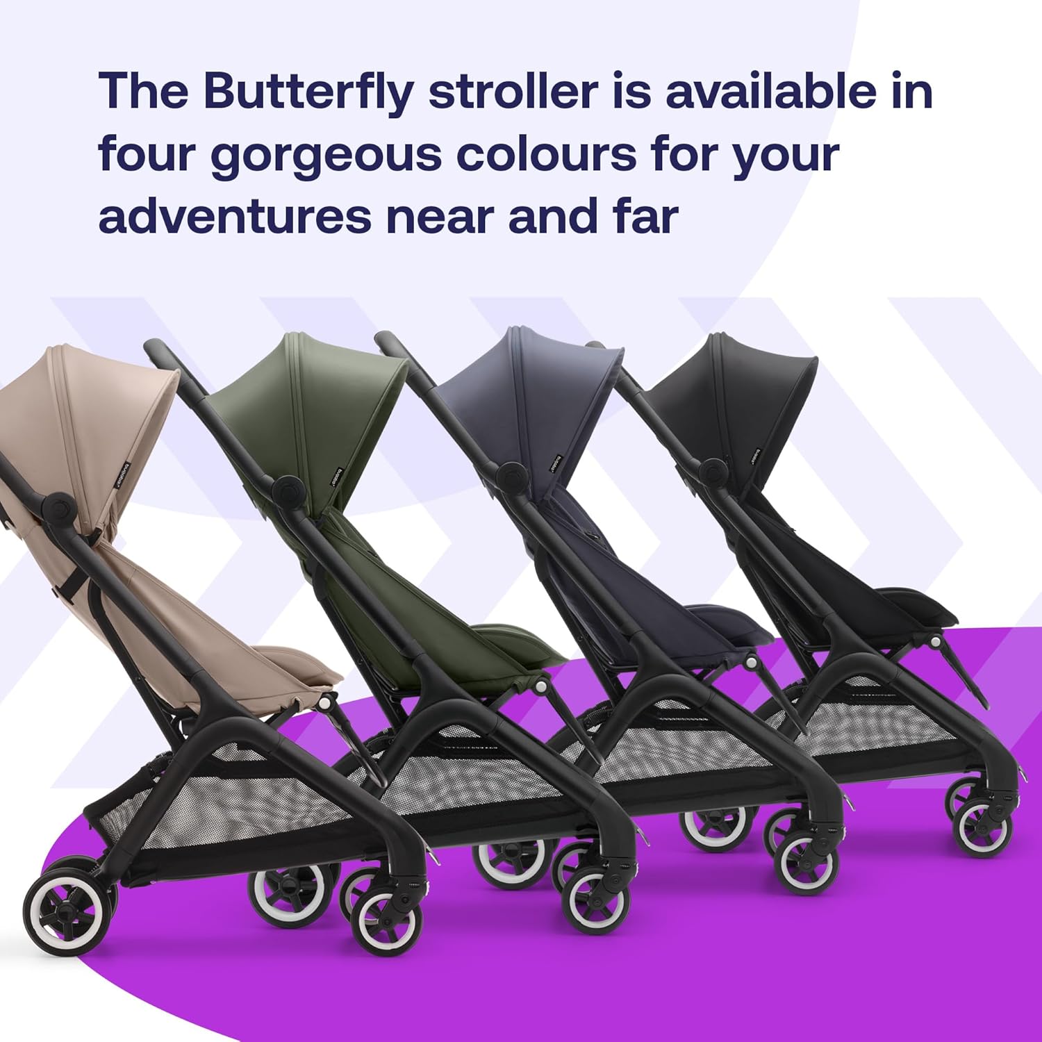 Bugaboo Butterfly - 1 Second Fold Ultra-Compact Stroller - Lightweight & Compact - Great for Travel (Desert Taupe)