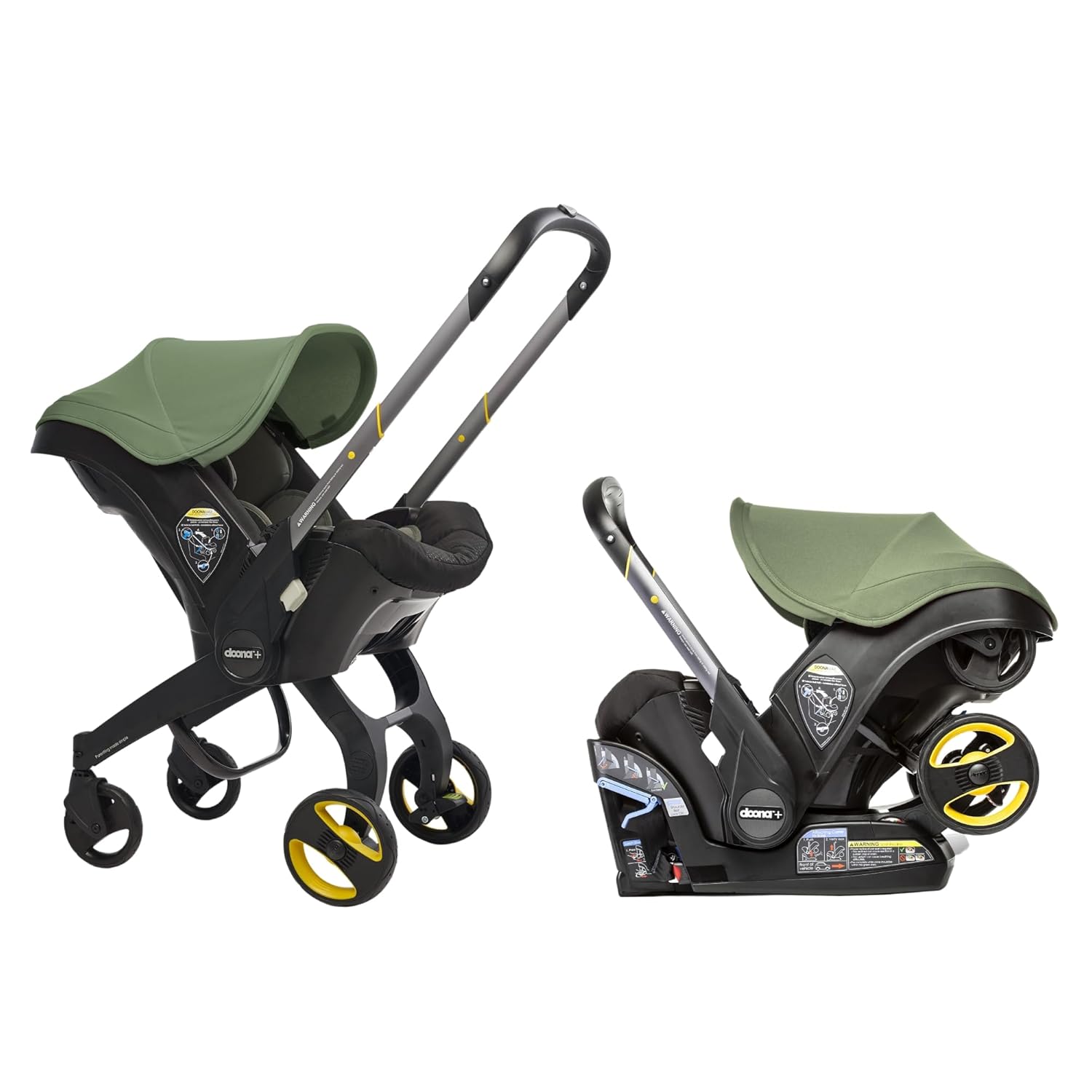 Doona Car Seat & Stroller, Nitro Black - All-in-One Travel System