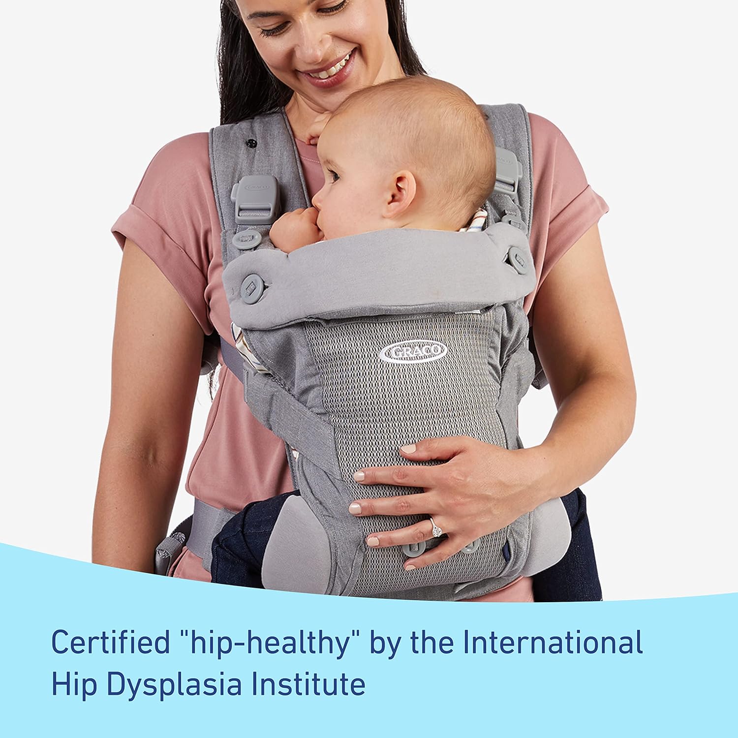 Graco® Cradle Me™ Lite 3-in-1 or 4-in1 Baby Carrier, Oatmeal, Black Onyx, Deap Sea