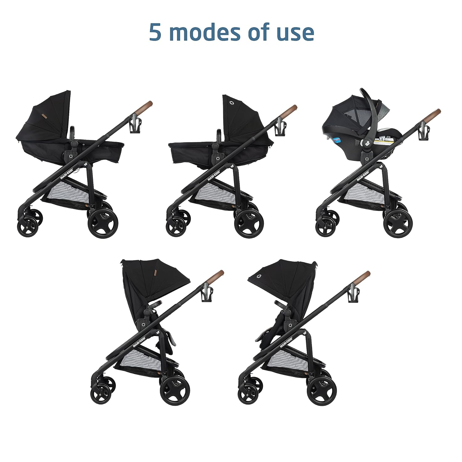 Maxi-Cosi Tayla™ Max Travel System, Baby Stroller and Car Seat Combo, Car Seat Stroller Combo, Desert Wonder