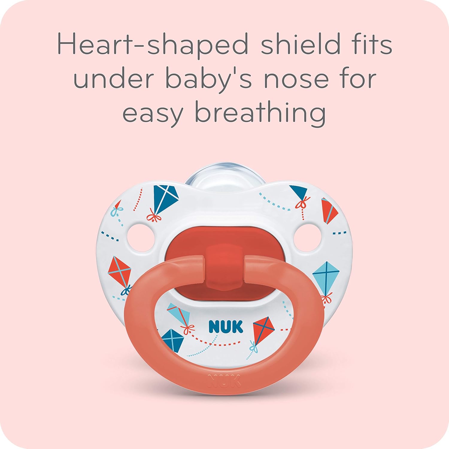 NUK Orthodontic Pacifier, Girl, 0-6 Months, 2-Pack