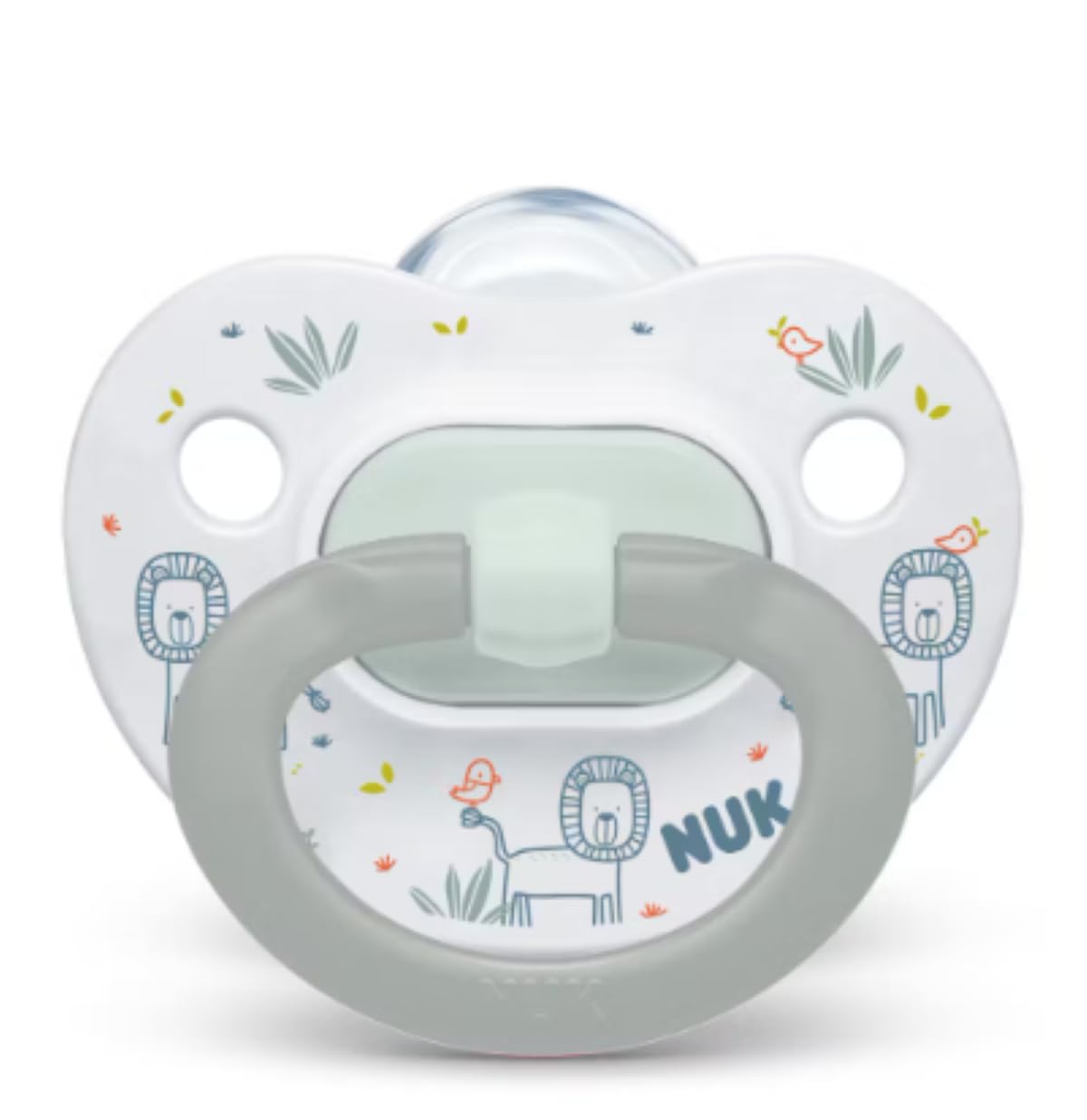 NUK Orthodontic Pacifiers, Boy, 0-6 Months, Blue (Pack of 2)