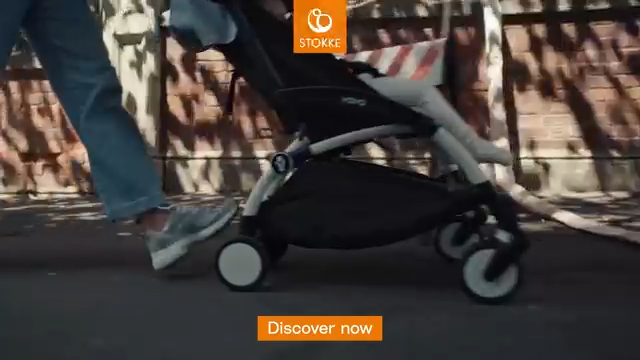 Stokke YOYO3 Frame, Black - Textile Set Not Included - Comes with 5-Point Harness, Multi-Position Reclining Backrest, Canopy Extensions, Padded Shoulder Strap & Protective Storage Bag