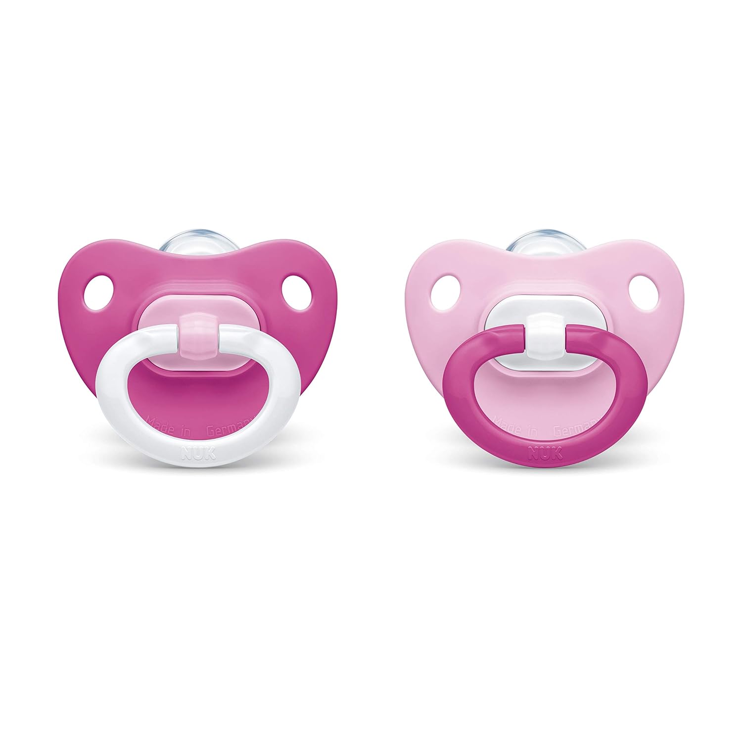 NUK Orthodontic Pacifier, Girl, 0-6 Months, 2-Pack